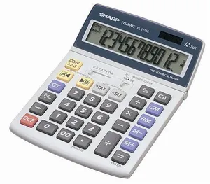 Kalkulator biurkowy 12-cyfrowy wyświetlacz SHARP EL-2125C